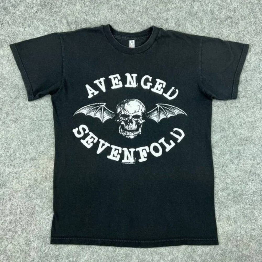 Terih Avenged Sevenfold Shirt Mens Medium Black Short Sleeve Graphic